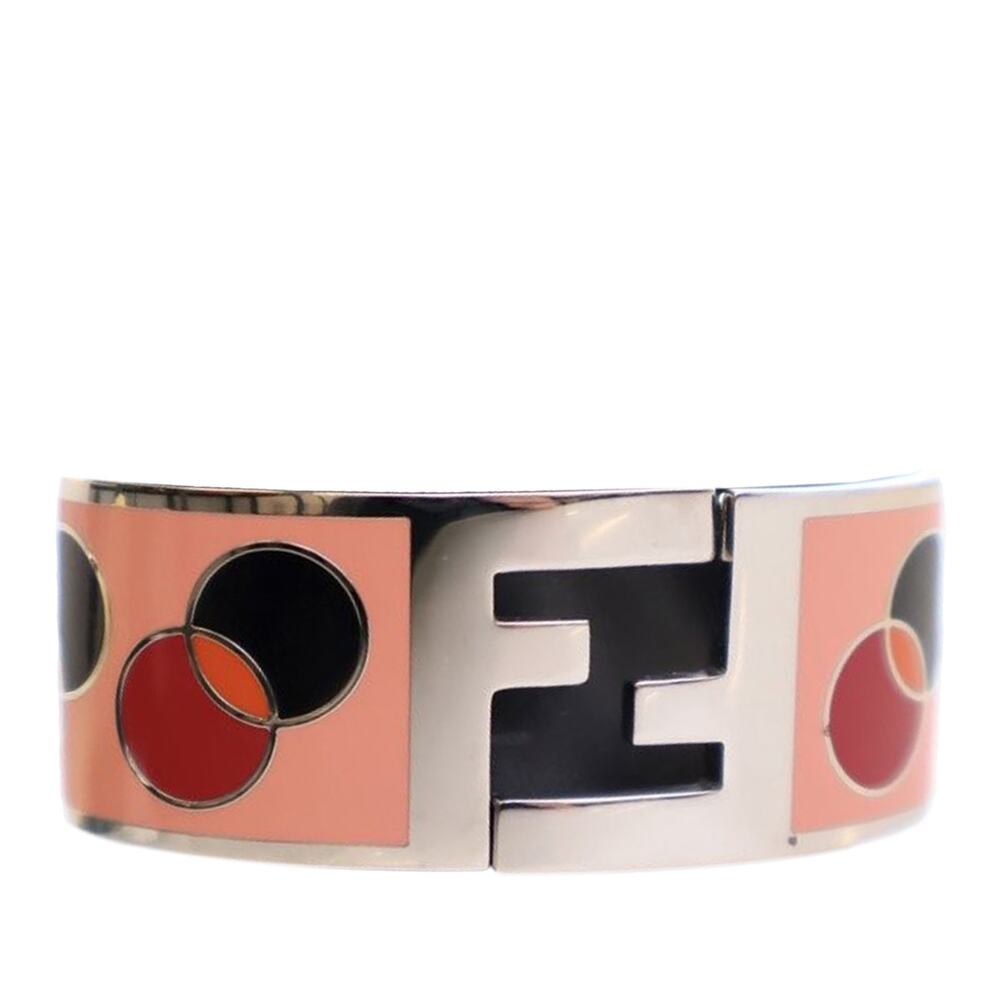 Fendi Enamel Fendista Hinged Bracelet